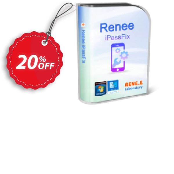 Renee iPassFix For WINDOWS Coupon, discount Renee iPassFix For Windows Super promotions code 2024. Promotion: Super promotions code of Renee iPassFix For Windows 2024