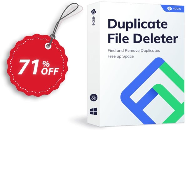 4DDiG Duplicate File Deleter Coupon, discount 20% OFF 4DDiG Duplicate File Deleter, verified. Promotion: Stunning promo code of 4DDiG Duplicate File Deleter, tested & approved