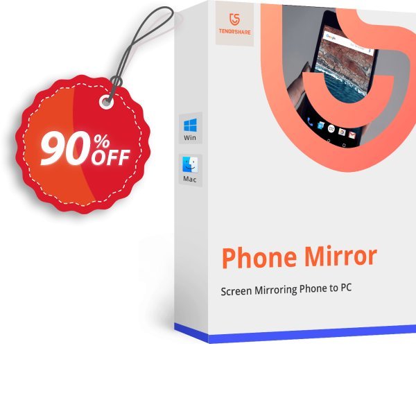 Tenorshare Phone Mirror Coupon, discount 90% OFF Tenorshare Phone Mirror, verified. Promotion: Stunning promo code of Tenorshare Phone Mirror, tested & approved