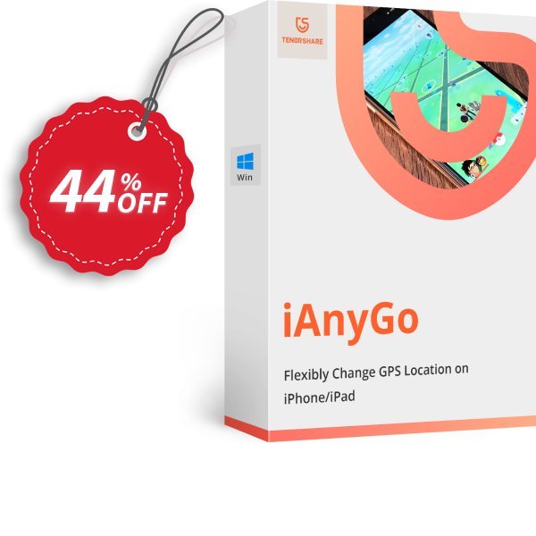 Tenorshare iAnyGo Coupon, discount 43% OFF Tenorshare iAnyGo, verified. Promotion: Stunning promo code of Tenorshare iAnyGo, tested & approved