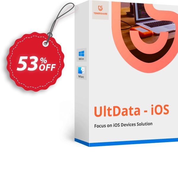 Tenorshare UltData for iOS, Monthly Plan  Coupon, discount Promotion code. Promotion: Offer discount