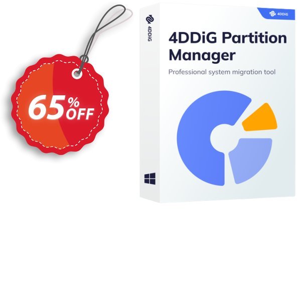 4DDiG Partition Manager, Lifetime Coupon, discount 28% OFF 4DDiG Partition Manager (Unlimited PCs), verified. Promotion: Stunning promo code of 4DDiG Partition Manager (Unlimited PCs), tested & approved