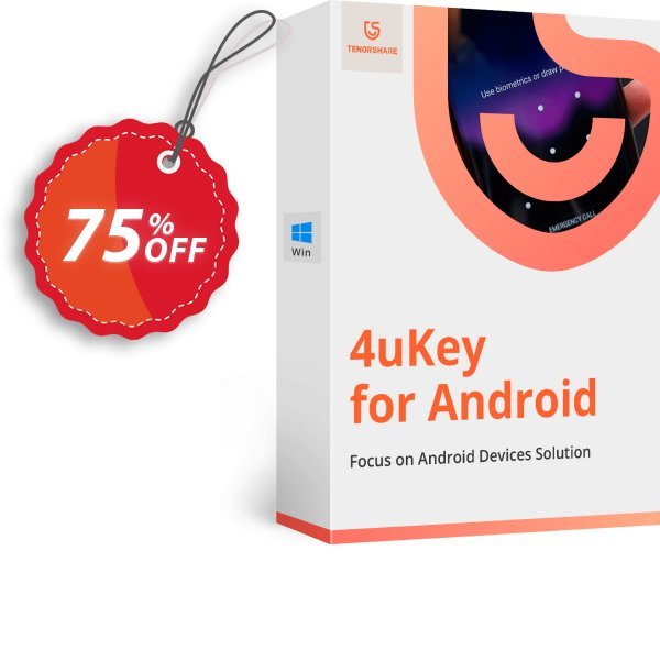 Tenorshare 4uKey for Android Coupon, discount discount. Promotion: coupon code