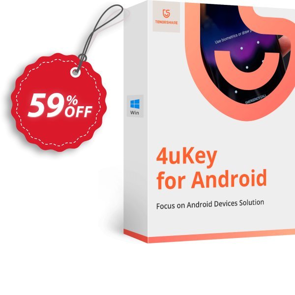 Tenorshare 4uKey for Android, Monthly Plan  Coupon, discount discount. Promotion: coupon code