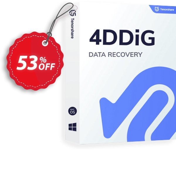 Tenorshare 4DDiG MAC Data Recovery, Yearly Plan  Coupon, discount 60% OFF Tenorshare 4DDiG, verified. Promotion: Stunning promo code of Tenorshare 4DDiG, tested & approved