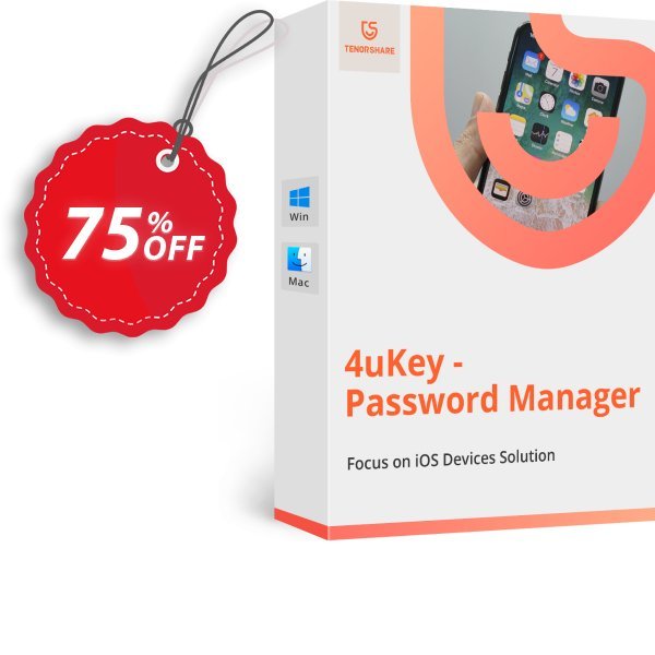 Tenorshare 4uKey Password Manager Coupon, discount 68% OFF Tenorshare 4uKey Password Manager, verified. Promotion: Stunning promo code of Tenorshare 4uKey Password Manager, tested & approved