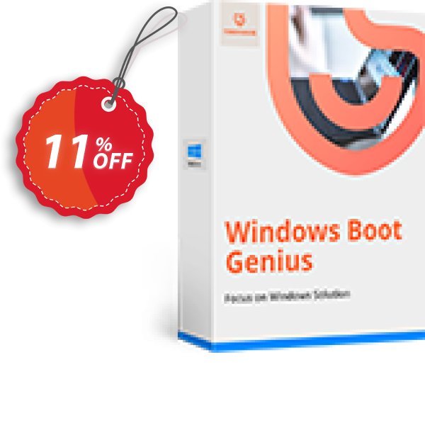 Tenorshare WINDOWS Boot Genius Coupon, discount 10% Tenorshare 29742. Promotion: 