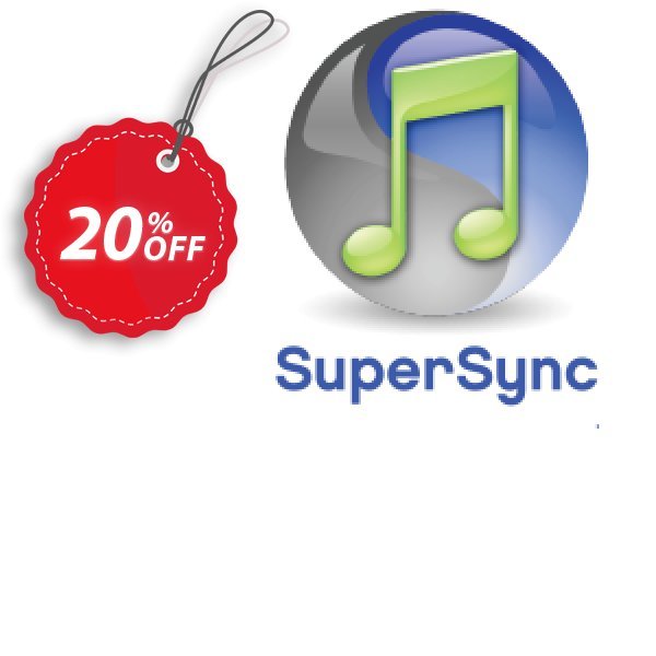 SuperSync iTunes Library Manager Coupon, discount SuperSync iTunes Library Manager  2-pak - Managing iTunes libraries made easy! Hottest sales code 2024. Promotion: Hottest sales code of SuperSync iTunes Library Manager  2-pak - Managing iTunes libraries made easy! 2024