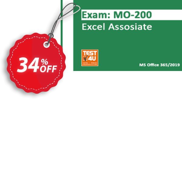 MO-200 Excel Associate Exam Coupon, discount MO-200 Excel Associate Exam - Office 365 & Office 2019 - English version - 25 hours of access Exclusive promotions code 2024. Promotion: Big discount code of MO-200 Excel Associate Exam - Office 365 & Office 2024 - English version - 25 hours of access 2024