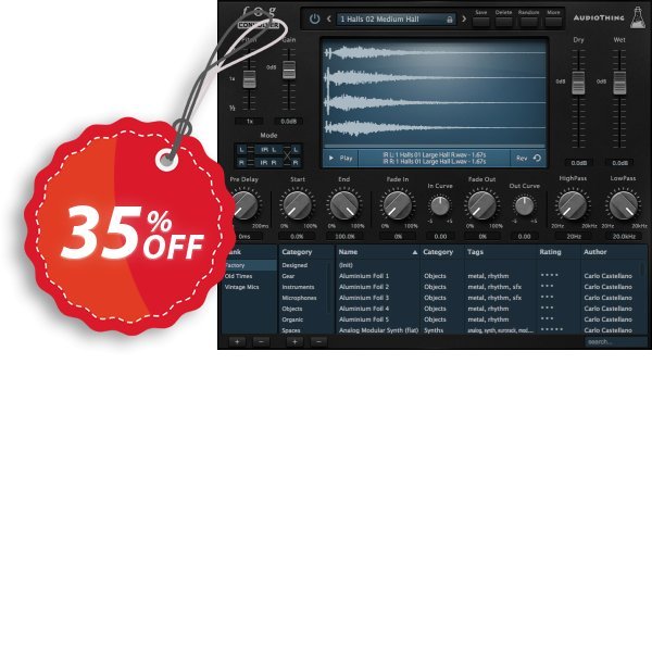 AudioThing Fog Convolver Coupon, discount Summer Sale 2025. Promotion: Awful discounts code of Fog Convolver 2024