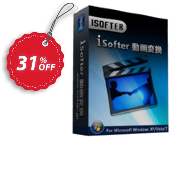 iSofter 動画変換 Coupon, discount iSofter 動画変換 Marvelous offer code 2024. Promotion: Marvelous offer code of iSofter 動画変換 2024