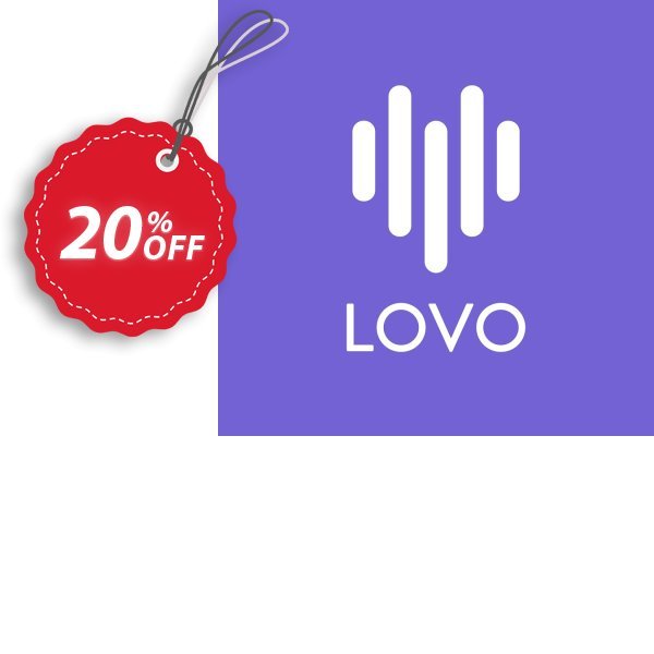 LOVO Studio Freelancer, Annually  Coupon, discount SPECIAL 50% OFF. Promotion: Special offer code of LOVO Personal [Monthly] 2024