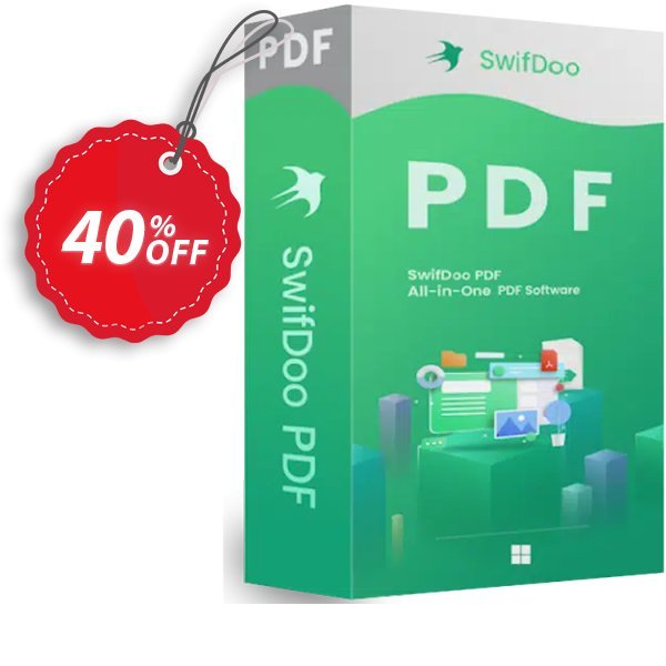 SwifDoo PDF Perpetual, 2 PCs Coupon, discount 40% OFF SwifDoo PDF Perpetual ( 2 PCs), verified. Promotion: Fearsome offer code of SwifDoo PDF Perpetual ( 2 PCs), tested & approved