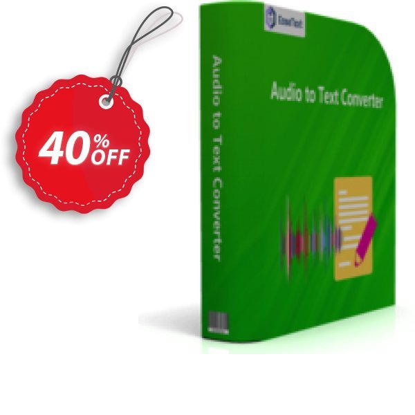 EaseText Audio to Text Converter, Business Edition  Coupon, discount EaseText Audio to Text Converter for Windows (Business Edition) Exclusive discounts code 2024. Promotion: Exclusive discounts code of EaseText Audio to Text Converter for Windows (Business Edition) 2024
