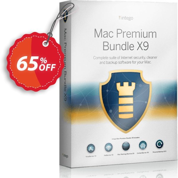 Intego MAC Premium Bundle X9 Coupon, discount 18% OFF Intego Mac Premium Bundle X9, verified. Promotion: Staggering promo code of Intego Mac Premium Bundle X9, tested & approved