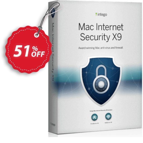 Intego MAC Internet Security X9 Coupon, discount 50% OFF Intego Mac Internet Security X9, verified. Promotion: Staggering promo code of Intego Mac Internet Security X9, tested & approved