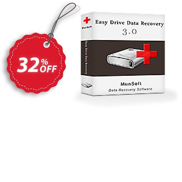 Easy Drive Data Recovery Coupon, discount Easy Drive Data Recovery Personal License imposing offer code 2025. Promotion: MunSoft discount promotion