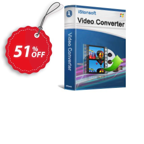 iStonsoft Video Converter Coupon, discount 60% off. Promotion: