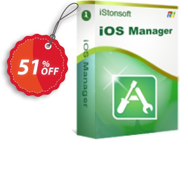 iStonsoft iOS Manager Coupon, discount 60% off. Promotion: 60% off