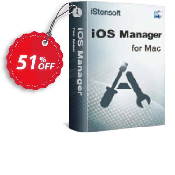 iStonsoft iOS Manager for MAC Coupon, discount 60% off. Promotion: 