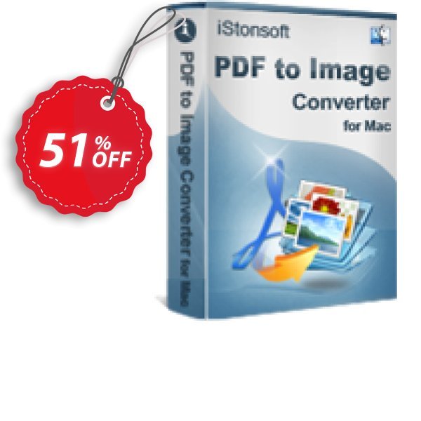 iStonsoft PDF to Image Converter for MAC Coupon, discount 60% off. Promotion: 