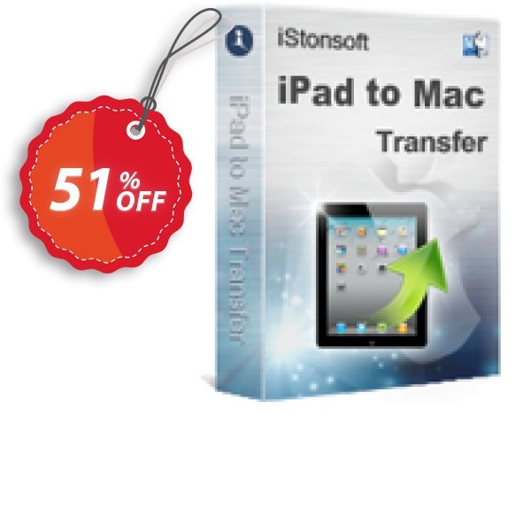iStonsoft iPad to MAC Transfer Coupon, discount 60% off. Promotion: