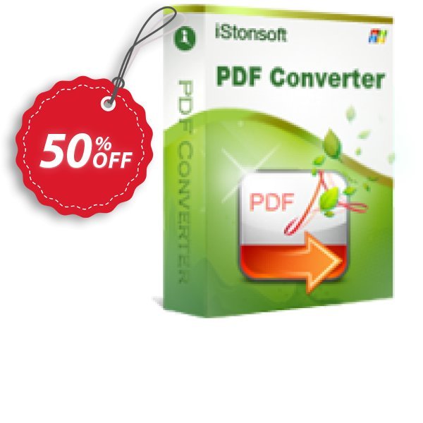 iStonsoft PDF Converter Coupon, discount 60% off. Promotion: 