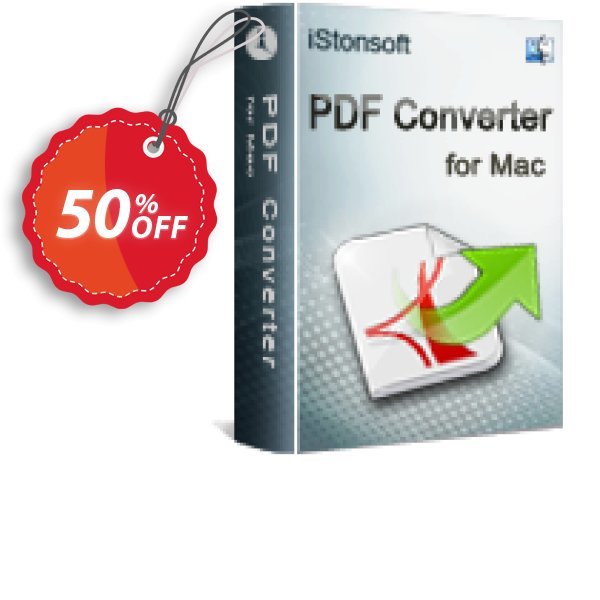 iStonsoft PDF Converter for MAC Coupon, discount 60% off. Promotion:
