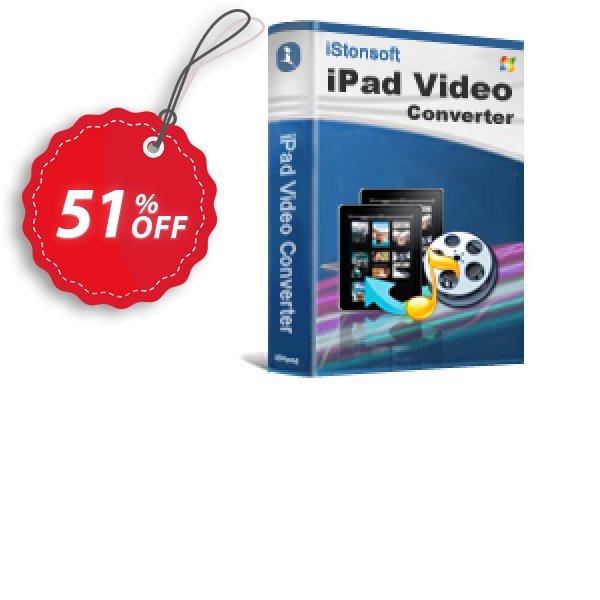 iStonsoft iPad Video Converter Coupon, discount 60% off. Promotion: