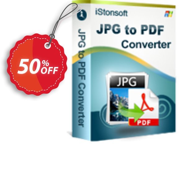 iStonsoft JPG to PDF Converter Coupon, discount 60% off. Promotion:
