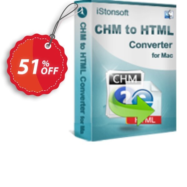 iStonsoft CHM to HTML Converter for MAC Coupon, discount 60% off. Promotion: