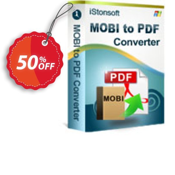 iStonsoft MOBI to PDF Converter Coupon, discount 60% off. Promotion: 