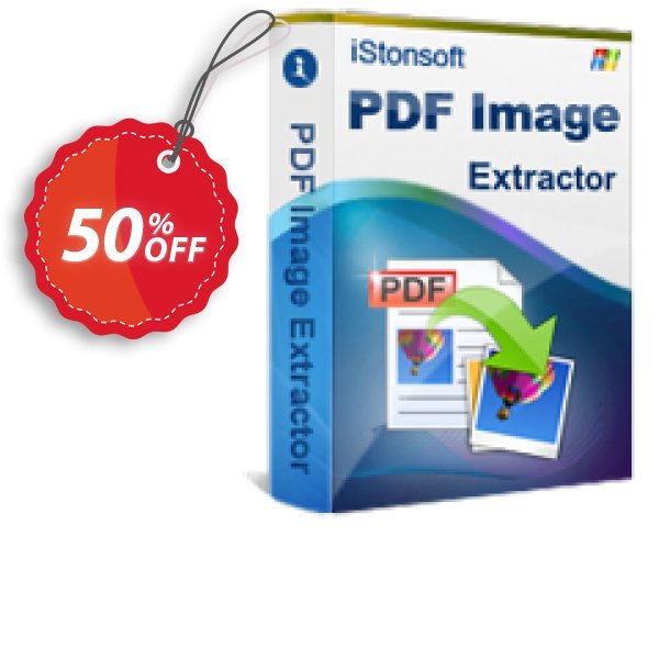 iStonsoft PDF Image Extractor Coupon, discount 60% off. Promotion: