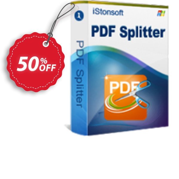 iStonsoft PDF Splitter Coupon, discount 60% off. Promotion: