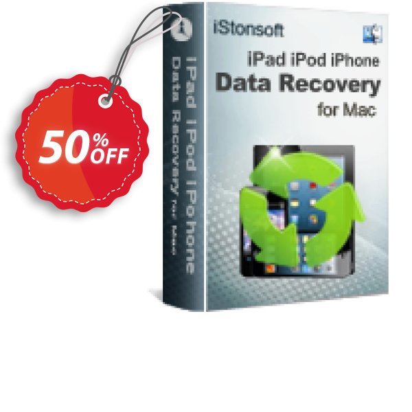iStonsoft iPad/iPod/iPhone Data Recovery for MAC Coupon, discount 60% off. Promotion: