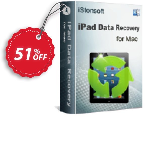 iStonsoft iPad Data Recovery for MAC Coupon, discount 60% off. Promotion: