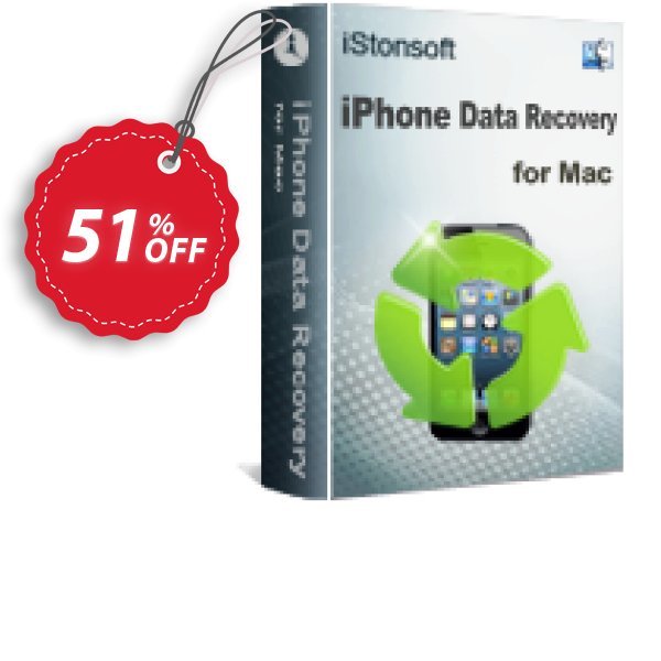 iStonsoft iPhone Data Recovery for MAC Coupon, discount 60% off. Promotion: 