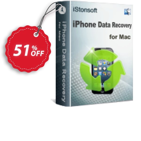 iStonsoft iPhone Data Recovery for MAC Coupon, discount 60% off. Promotion: