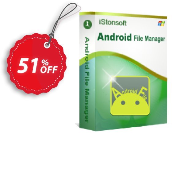 iStonsoft Android File Manager Coupon, discount 60% off. Promotion: