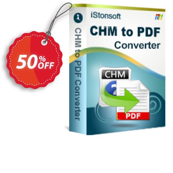 iStonsoft CHM to PDF Converter Coupon, discount 60% off. Promotion: 