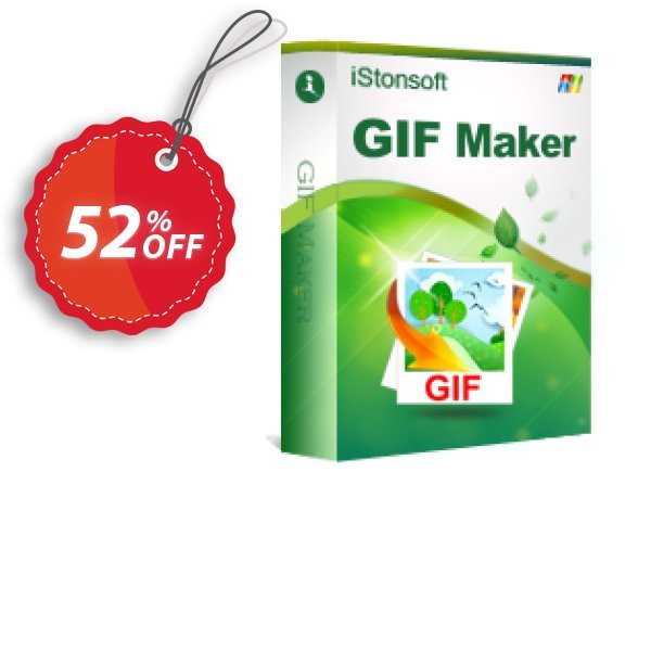 iStonsoft GIF Maker Coupon, discount 60% off. Promotion: 