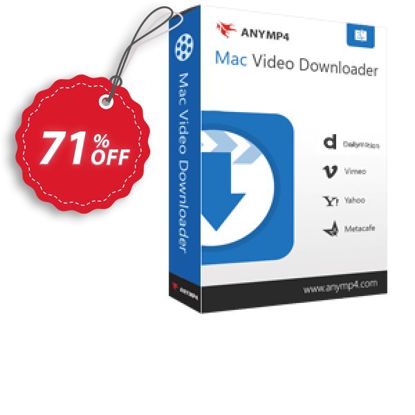 AnyMP4 MAC Video Downloader Coupon, discount AnyMP4 Mac Video Downloader stunning discounts code 2024. Promotion: 50% AnyMP4