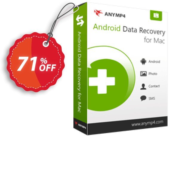 AnyMP4 Android Data Recovery for MAC Coupon, discount AnyMP4 coupon (33555). Promotion: 50% AnyMP4 promotion