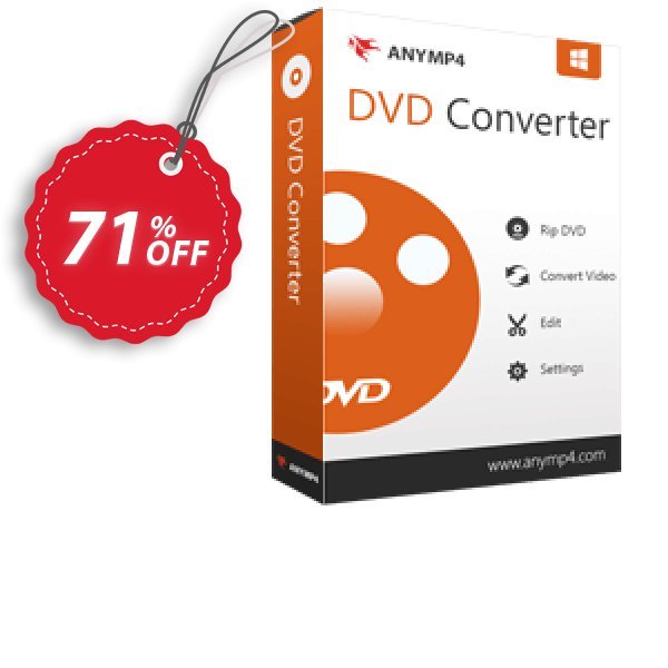 AnyMP4 DVD Converter Lifetime Coupon, discount AnyMP4 DVD Converter Lifetime AnyMP4 coupon (33555). Promotion: 50% AnyMP4 promotion