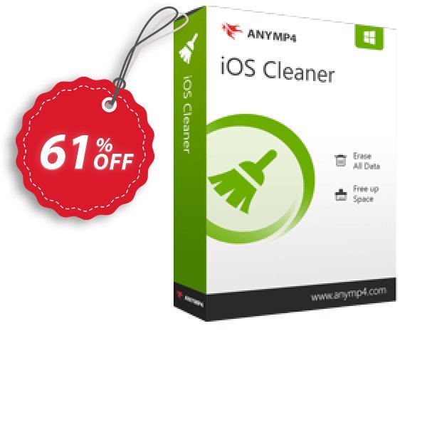 AnyMP4 iOS Cleaner Coupon, discount 70% OFF AnyMP4 iOS Cleaner, verified. Promotion: Special offer code of AnyMP4 iOS Cleaner, tested & approved