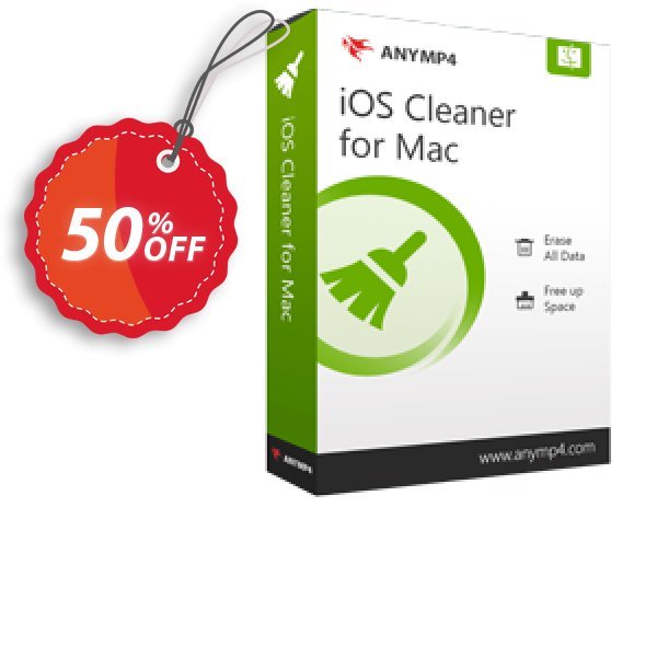 AnyMP4 iOS Cleaner for MAC Multi-User Plan Coupon, discount 50% OFF AnyMP4 iOS Cleaner for MAC Multi-User License, verified. Promotion: Special offer code of AnyMP4 iOS Cleaner for MAC Multi-User License, tested & approved