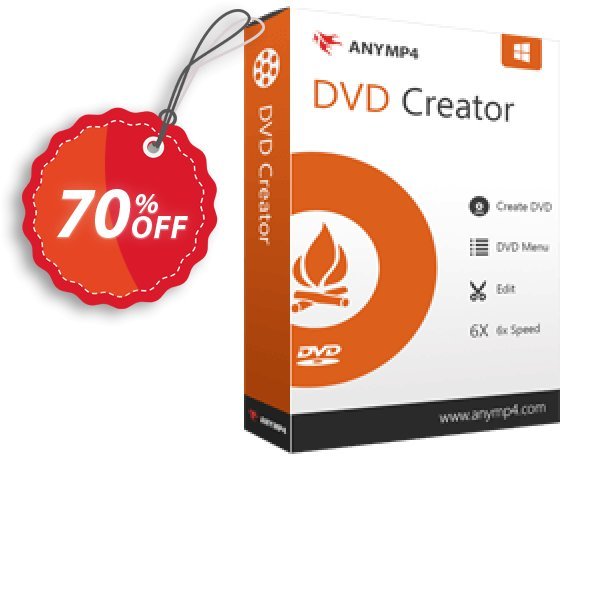 AnyMP4 DVD Creator Lifetime Coupon, discount AnyMP4 coupon (33555). Promotion: