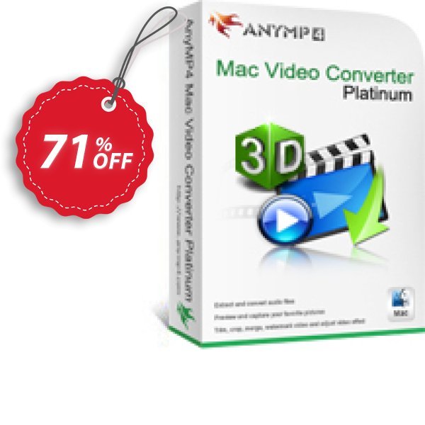 AnyMP4 MAC Video Converter Platinum Coupon, discount AnyMP4 Mac Video Converter Platinum exclusive promo code 2025. Promotion: exclusive promo code of AnyMP4 Mac Video Converter Platinum 2024