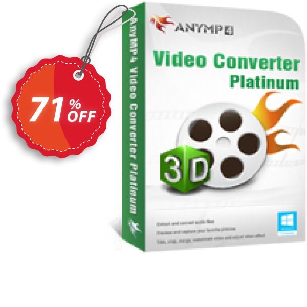 AnyMP4 Video Converter Platinum Coupon, discount AnyMP4 Video Converter Platinum excellent promo code 2025. Promotion: excellent promo code of AnyMP4 Video Converter Platinum 2024