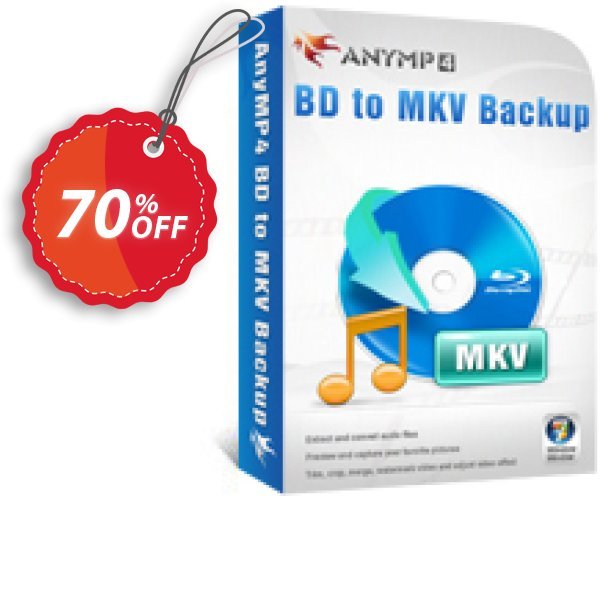 AnyMP4 BD to MKV Backup Coupon, discount AnyMP4 BD to MKV Backup hottest deals code 2025. Promotion: